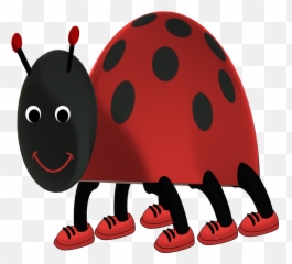 Ladybug Clipart - Ladybug Png,Cartoon Shoes Png