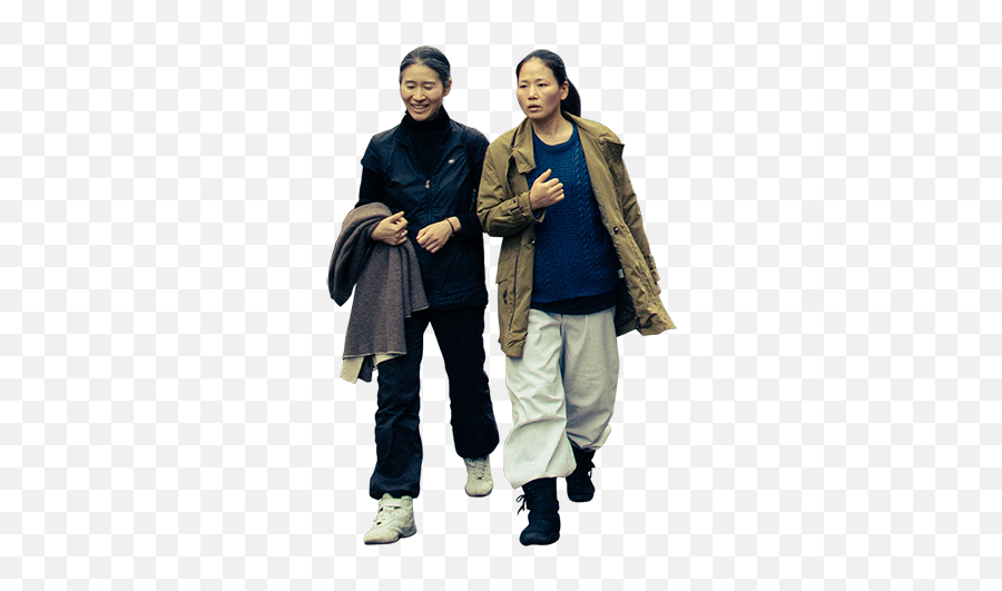 Asian Women Shopping Front View - Asian People Walking Png,Asian Png
