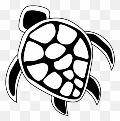 Transparent Sea Turtle Clipart - Turtle Aboriginal Art Black And White Png,Turtle Clipart Png