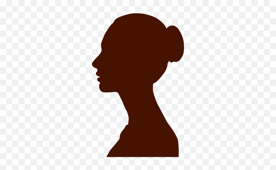 Woman Profile Silhouette Eastrn Europe - Silhouette Woman Profile Drawing Png,Neck Png