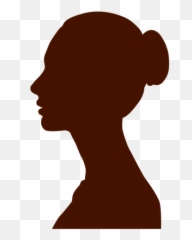 Woman Profile Silhouette Eastrn Europe - Silhouette Woman Profile Drawing Png,Neck Png