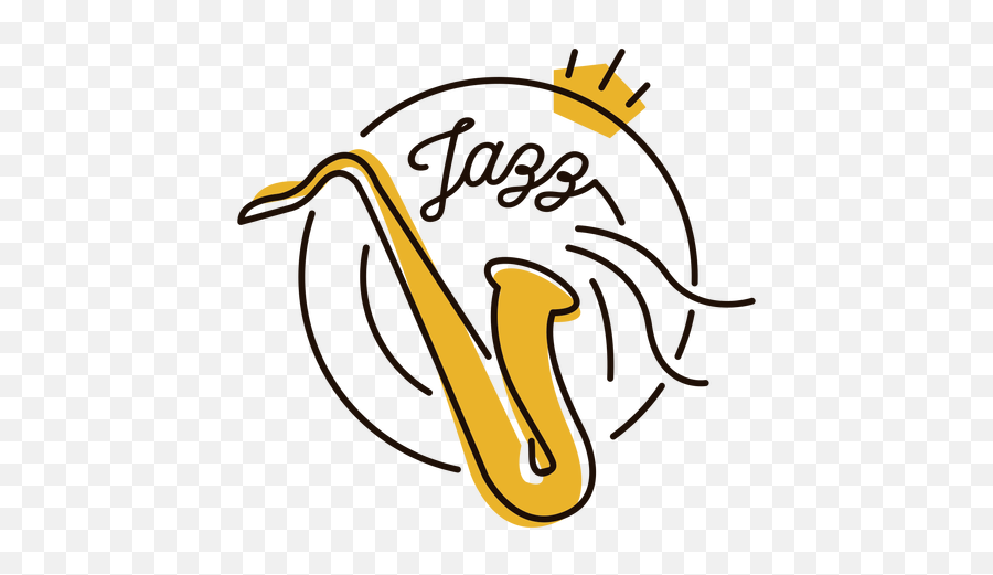 Saxophone Jazz Symbol - Jazz Symbol Png,Jazz Png
