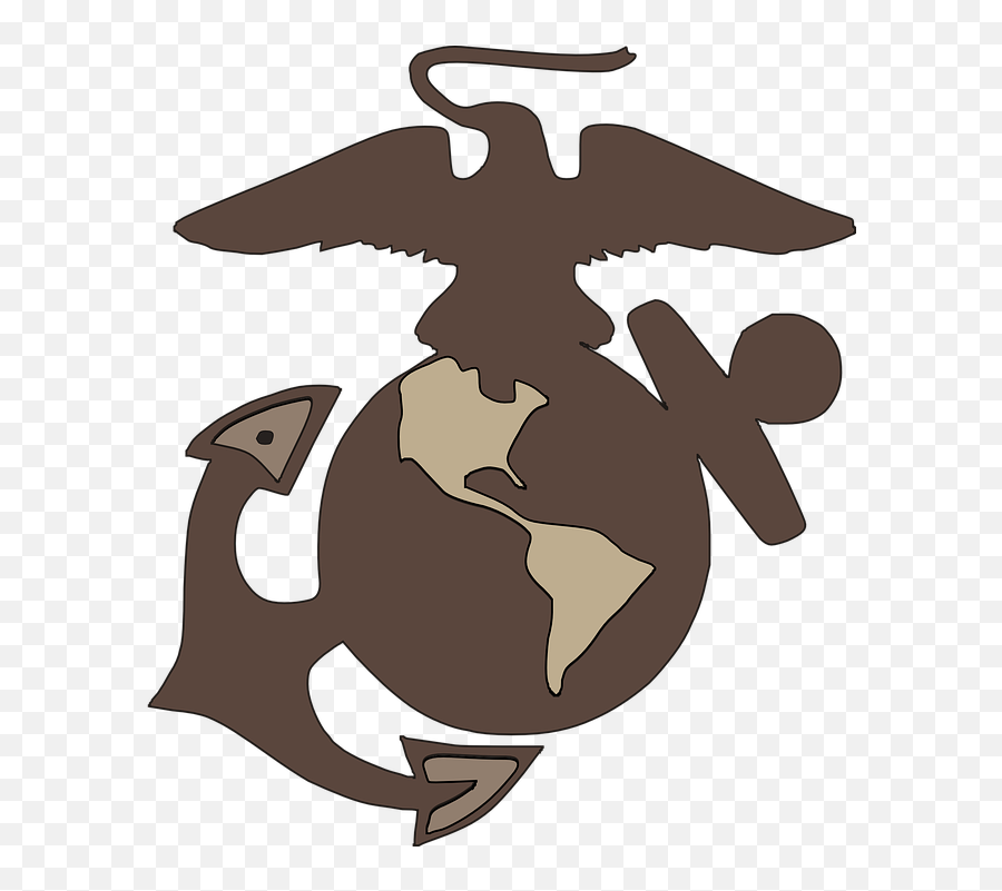 Marine Globe Anchor - Marine Corp Clipart Png,Eagle Globe And Anchor Png