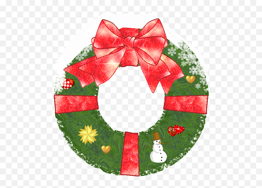 Christmas Wreath Variation Snow - Wreath Png,Christmas Snow Png