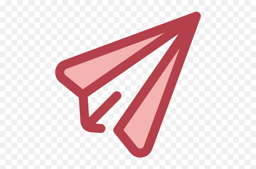 Paper Plane - Free Art And Design Icons Pink Paper Airplane Png Icon,Paper Plane Png