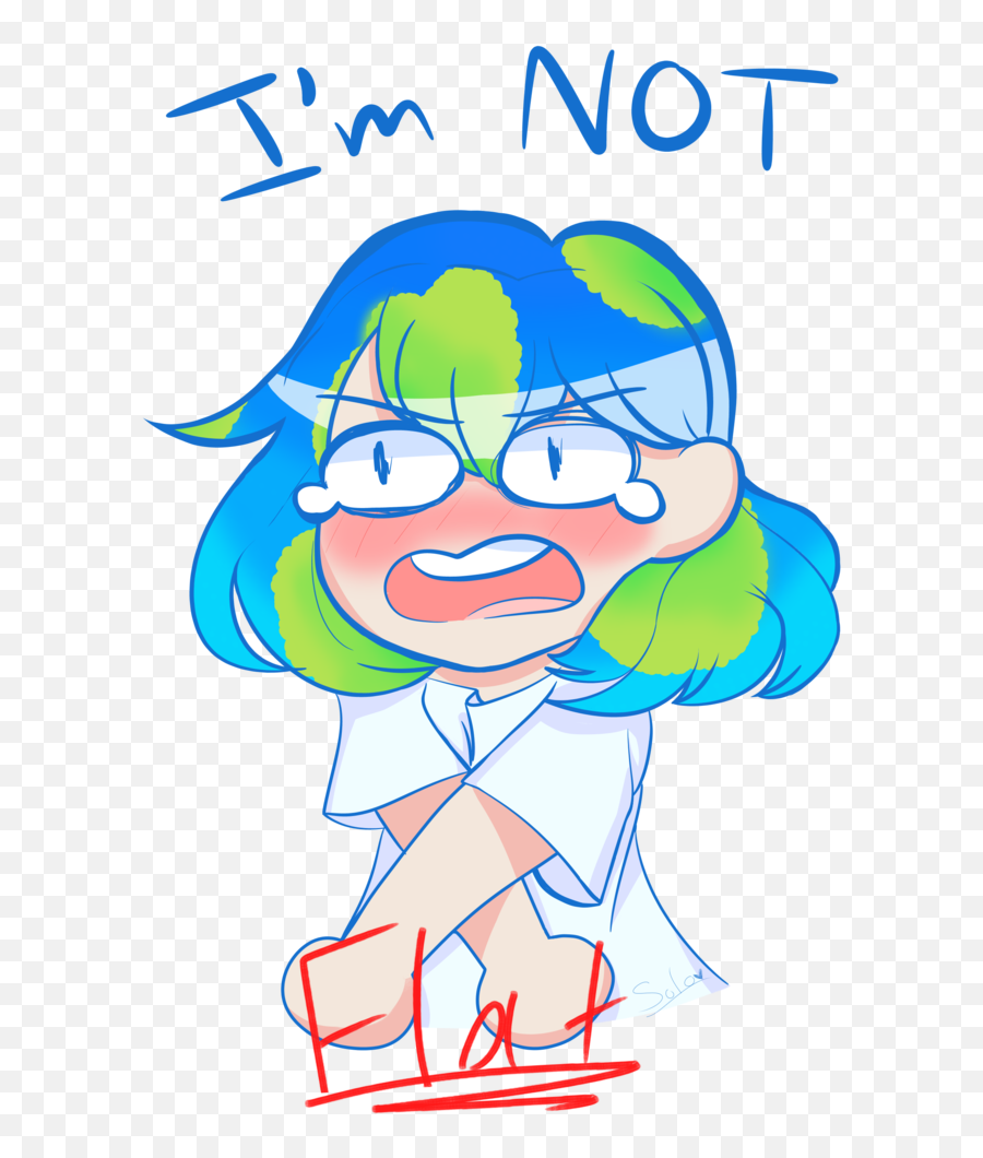 Earth Chan Is Not Flat By Solo0leaf0 - Earth Is Flat Earth Im Not Flat Earth Chan Png,Flat Earth Png