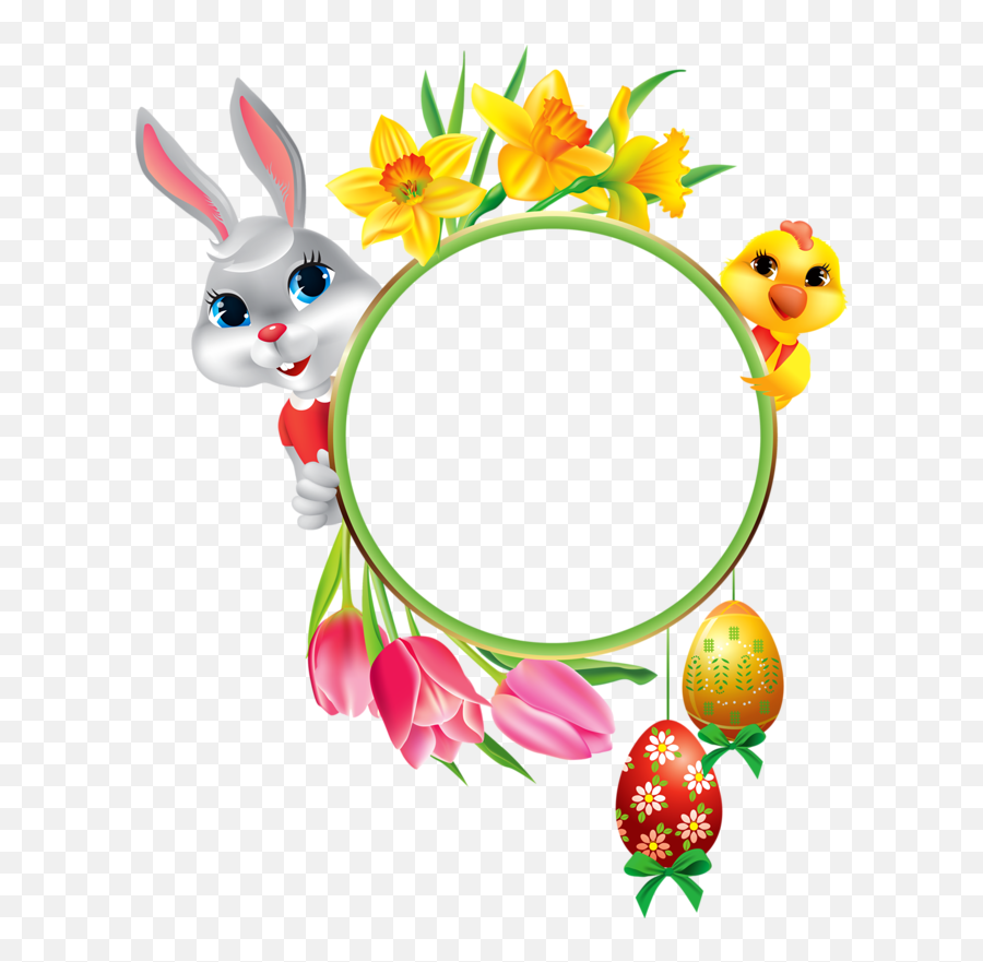 Pasen - Rb Pasen Handlettering Happy Easter Frame Transparent Png,Easter Clipart Transparent Background
