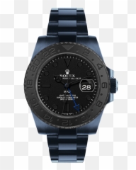 Gmt Master Black Green - Rolex Mad Submariner Blue Png,Rolex Logo Png