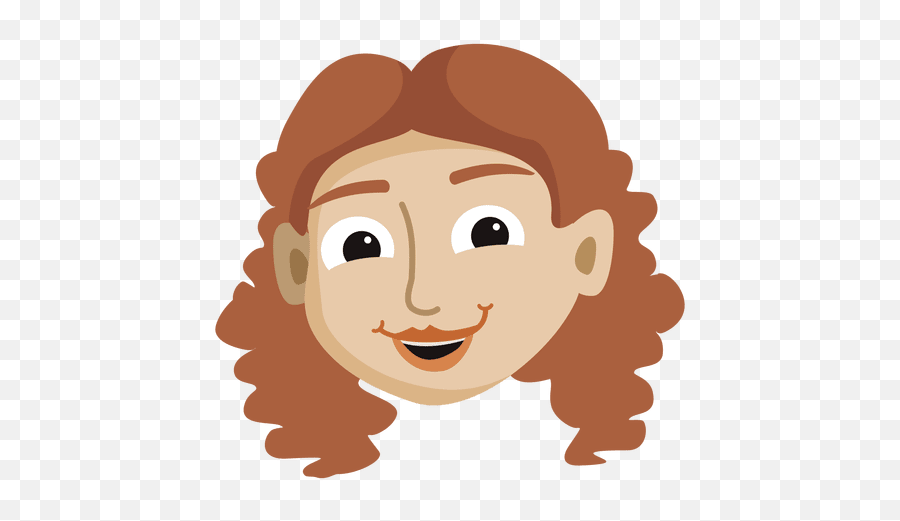 Smiling Girl Cartoon Head - Cartoon Girl Face Png,Girl Cartoon Png