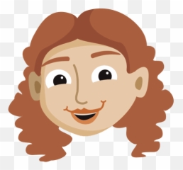 Smiling Girl Cartoon Head - Cartoon Girl Face Png,Girl Cartoon Png