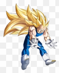 Power To Decimate Super Saiyan 3 Vegeta - Vegeta Ssj3 Png,Vegeta Png
