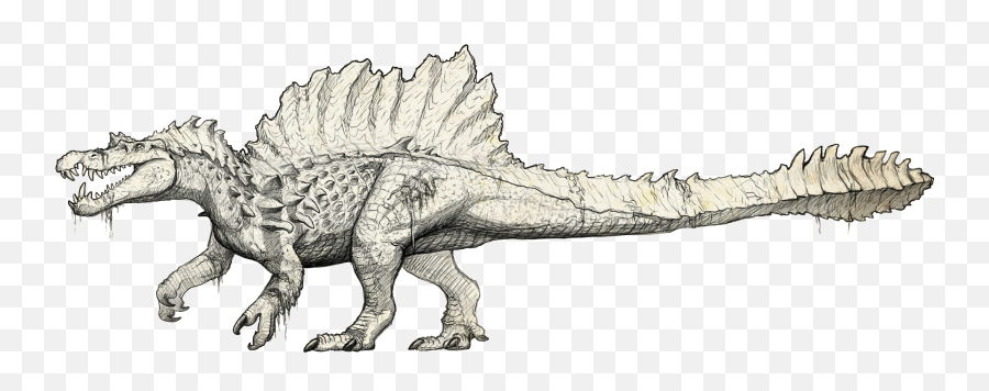 Bagel Drawing Clip Art - Hypo Spinosaurus The Isle Full Hypo Spinosaurus The Isle Png,Spinosaurus Png