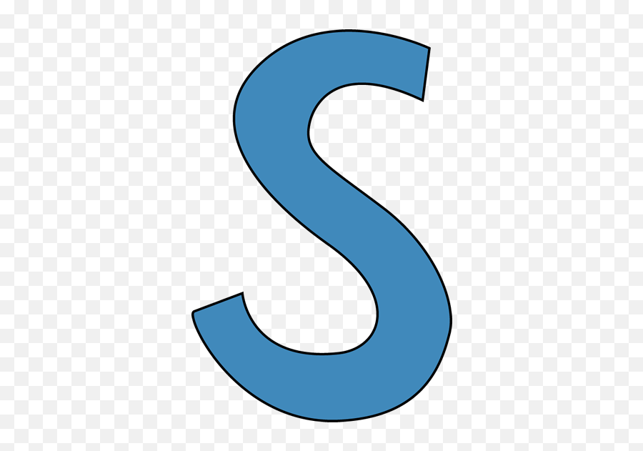 Blue Alphabet Letter S Clip Art - Blue Alphabet Letter S Image Blue Letter S Clipart Png,Letter S Png