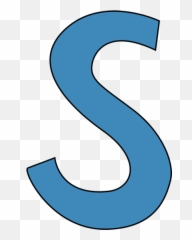 Blue Alphabet Letter S Clip Art - Image Clipart png