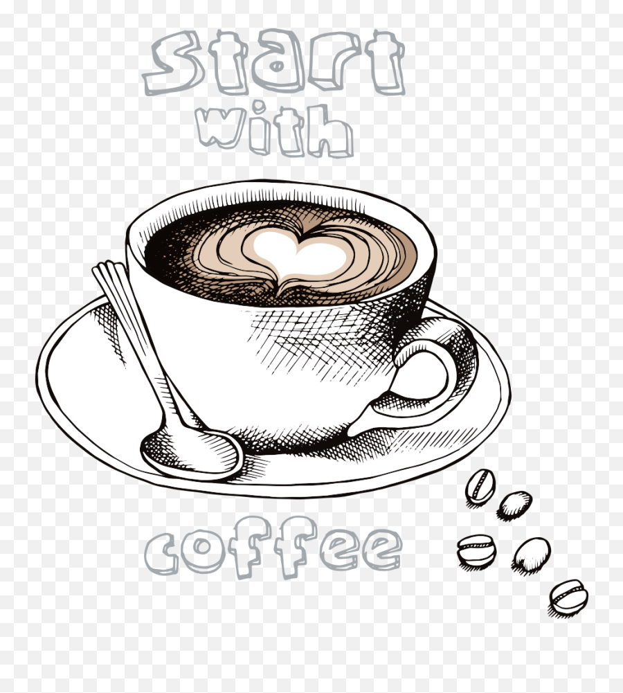 Cofee Png - Irish Coffee Espresso Latte Cafe Love And Coffee Drawing,Latte Png