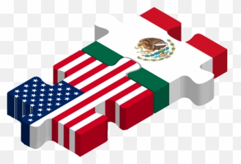 Timeline - Usa Mexico Flag Png