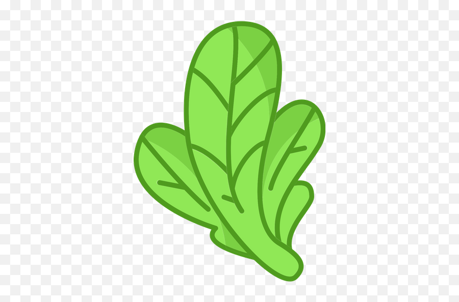 Mustard Greens Icon Of Colored Outline Style - Available In Mustard Leaf Logo Png,Mustard Png