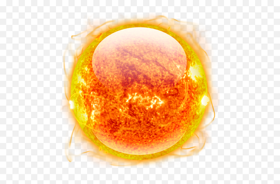 Fireball Cut Out 16 - 16400 Transparentpng Sun And Moon Split,Fireball Transparent