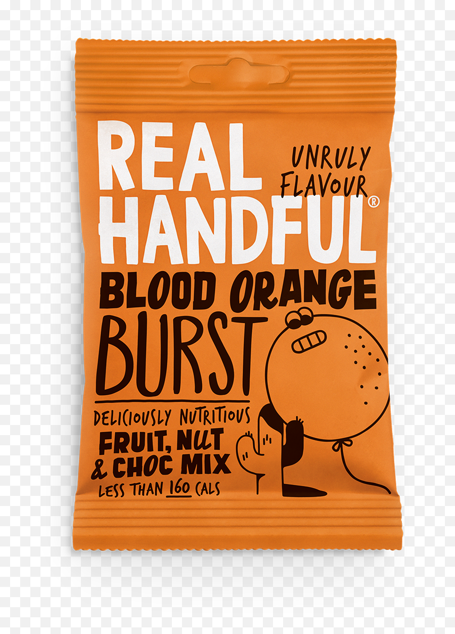 Real Handful Trail Mix Blood Orange Burst Care Packages Brown Paper Png