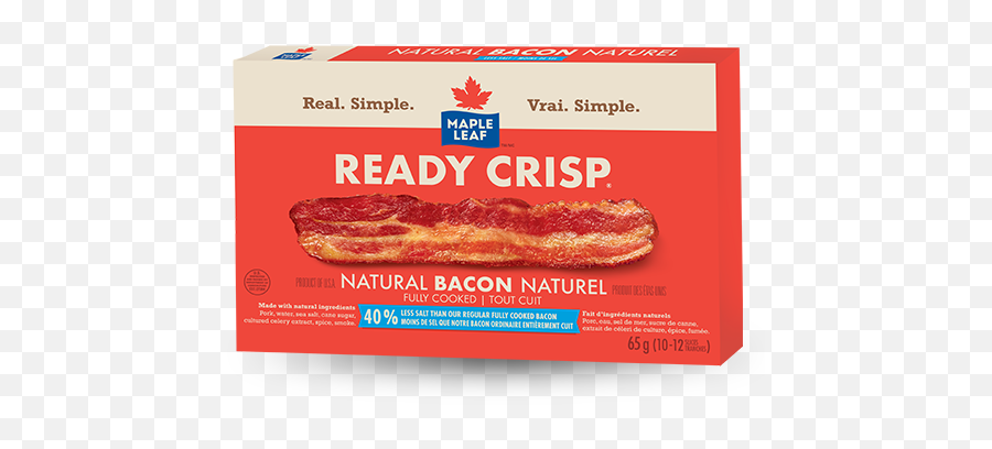 Lunch Fuel Archives Page 6 Of 8 Maple Leaf Foods - Maple Leaf Ready Crisp Bacon Png,Maple Leaf Transparent