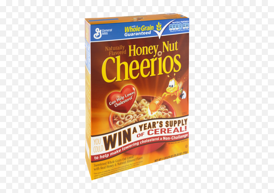 Honey Nut Cheerios Cereal - Honey Nut Cheerios Png,Cheerios Png