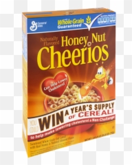 Honey Nut Cheerios Cereal - Honey Nut Cheerios Png,Cheerios Png