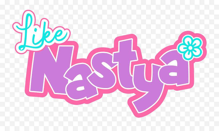 Like Nastya - Anastasia Radzinskaya Like Nastya Brand Language Png,Pink Youtube Logo