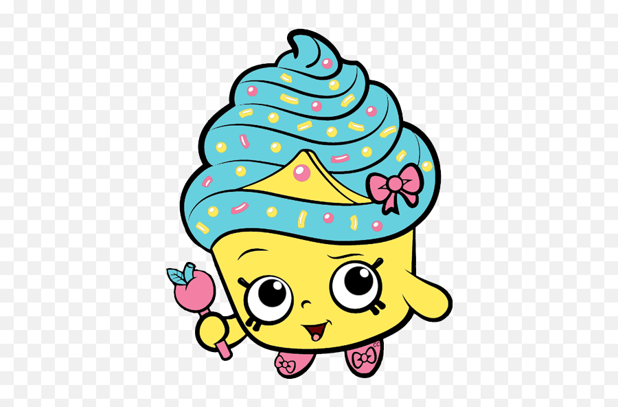 Shopkins Clip Art - Shopkins Coloring Pages Cupcake Queen Png,Shopkins Png