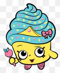 Shopkins Clip Art - Shopkins Coloring Pages Cupcake Queen Png,Shopkins Png