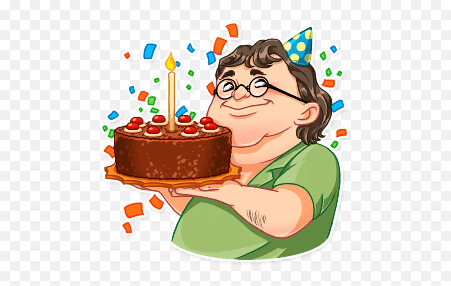 Gabe Newell - Telegram Sticker Cake Decorating Supply Png,Gabe Newell Png