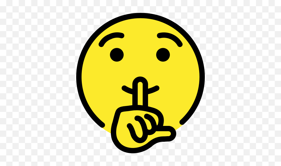 Face With Finger Covering Closed Lips - Finger On The Lips Meaning Png,Lips Emoji Png
