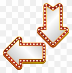 Arrow Light Neon Png Image With No - Lights Hd