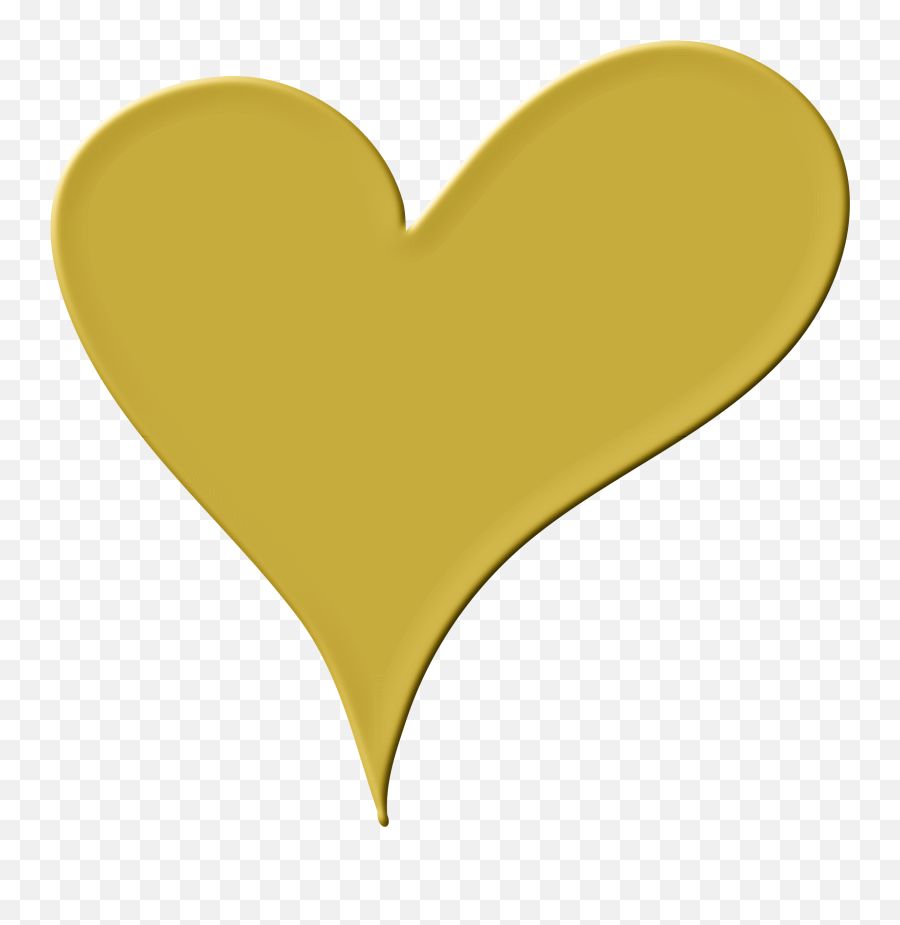 Heart Gold Png 4 Image - Clip Art,Gold Heart Png
