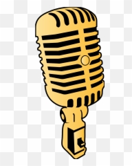 Free Music Equipment Mic Png With Transparent Background - Vector Vintage Microphone Png