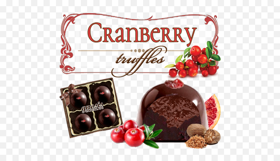 Cranberry U2014 Gnosis Chocolate - Cherrey Bus Lines Png,Cranberries Png