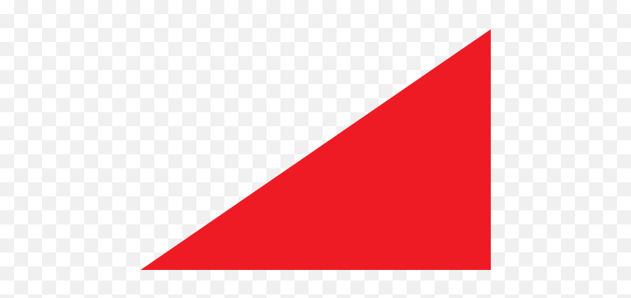Red Right Triangle Png - Red Right Angle Triangle Png,Right Triangle Png