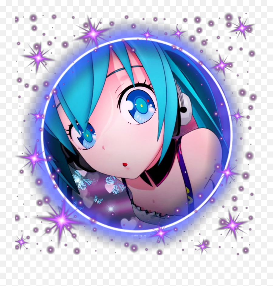 Miku Vocaloid Vocaloidmiku Icon Sticker Png