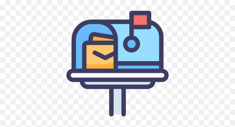 Mailbox Vector Icons Free Download In Svg Png Format - Mail App Icon Cartoon,Mailbox Icon Png