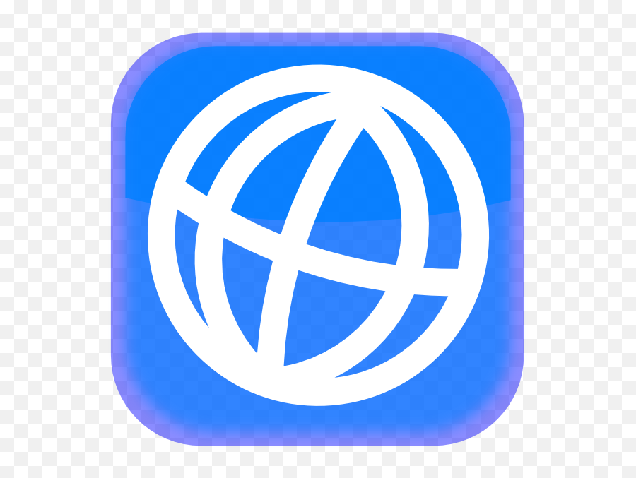 Blue Globe Icon Clip Art - Vector Clip Art Language Png,Twitter Globe Icon?