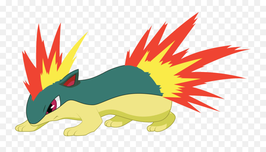 A Fire - Quilava Pokemon Png,Fire Ash Png