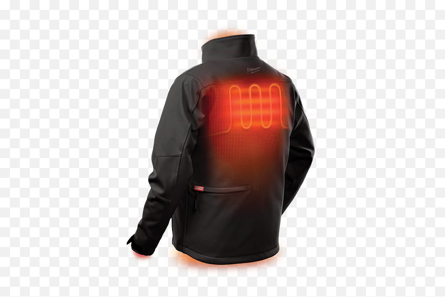 M12 Toughshell Heated Jacket - Milwaukee M12hjblack9 0l 12v Li Ion Cordless Black Heated Tough Shell Jacket Large Skin Only Png,Red And Black Icon Jacket