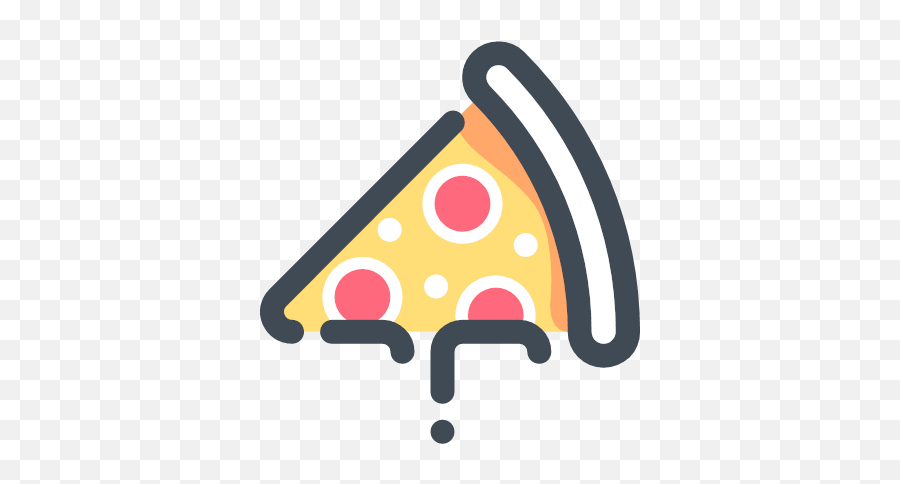 Pizza Fast Food Vector Icons Free Download In Svg Png Format - Pizza Icon Transparent,Junk Food Icon