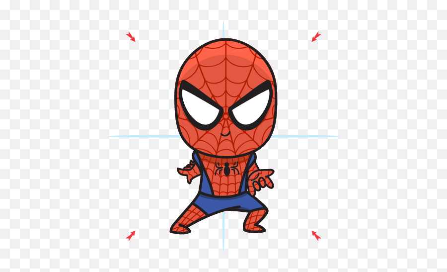 How To Draw Spiderman - Easy Step By Step Lesson Cartoon Draw Spider Man Png,Spider Man The Icon Book