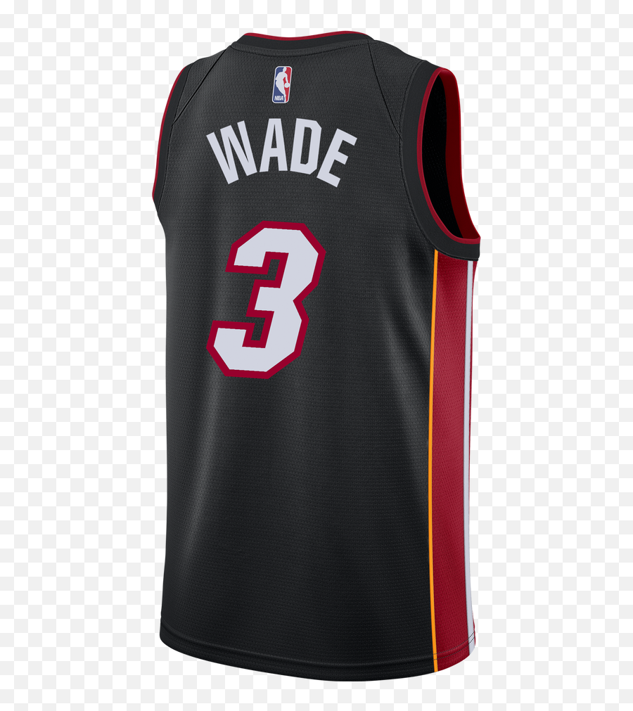 Dwyane Wade Nike Miami Heat Youth Icon Black Swingman Jersey - Wade Black Jersey Png,Dwayne Mcduffie Icon