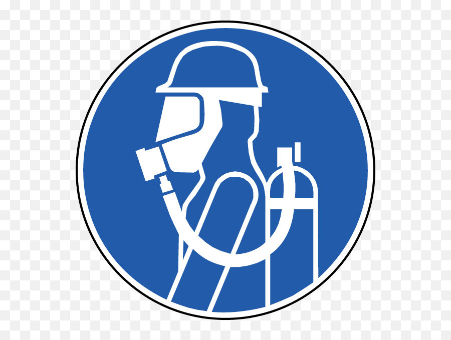 Transparent Breathing Png - Breathing Apparatus Safety Sign Breathing Apparatus Safety Signage,Breathe Icon