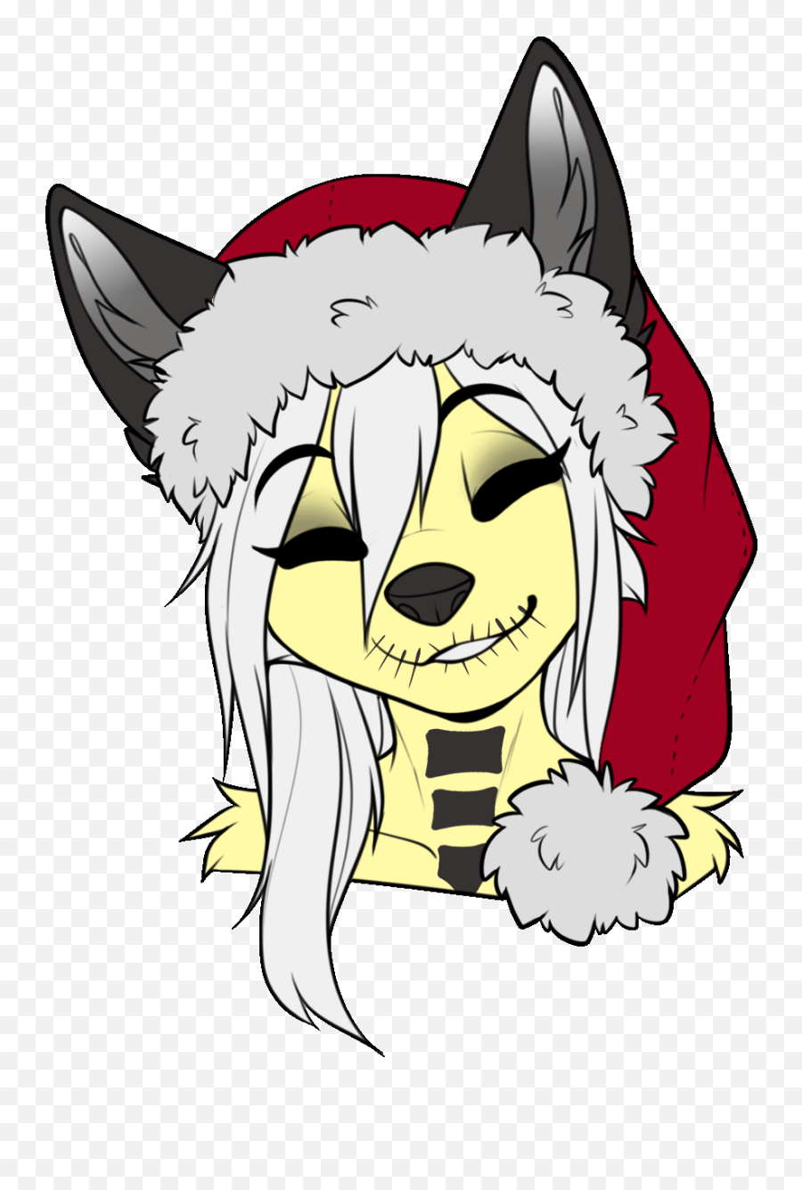 Christmas Headshot Stephanie By Ledieuiciss - Fur Affinity Fictional Character Png,Iss Icon