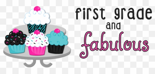 First Grade Fabulous Header Cupcake Clipart Png U2013 Clipartlycom - 1st Grade Teacher Quotes,Baking Clipart Png