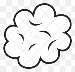 Pop Art Cloud Icon - Canva png