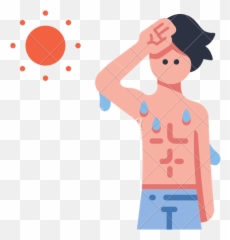 Summer Holiday Flat Sweat Icon - Canva png