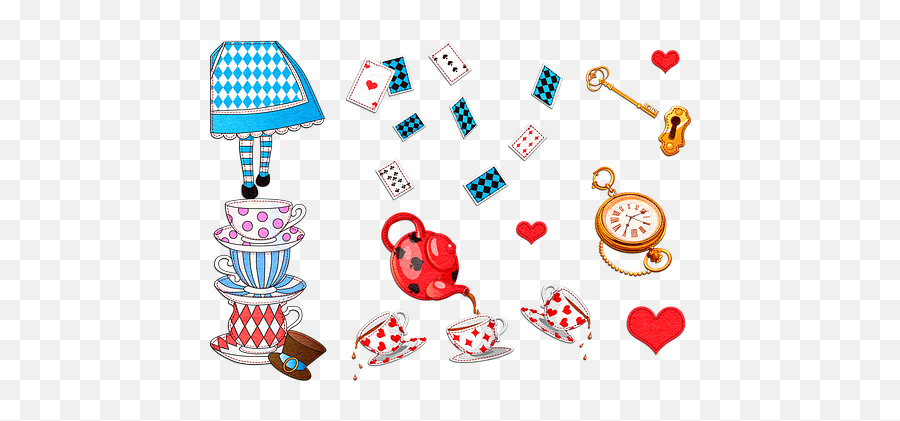 90 Free Alice In Wonderland U0026 Vintage Images - Pixabay Alice In Wonderland Tea Party Png,Alice In Wonderland Png